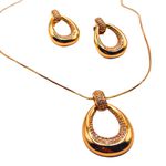 Conjunto Feminino Oval Zircônia