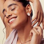 Brinco pérola natural