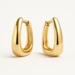 Brinco Argola triangulo lisa 