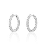 Brinco argola meia cravação 23mm 