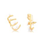 Brinco Earcuff Wavy Pearl