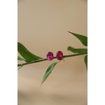 Brinco Oval Pink