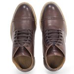 Sapato Casual Levanzzo England Vintage Marrom Claro