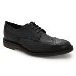 Sapato Casual Levanzzo Brogue Vintage Preto