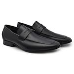 Sapato Clássico Levanzzo Mocassim Vintage Preto