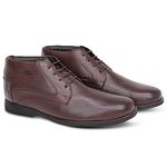 Sapato Comfort Gel Levanzzo Bota Latina Marrom