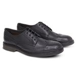 Sapato Casual Levanzzo Brogue Trento floater Preto