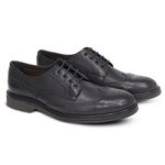 Sapato Casual Levanzzo Brogue Trento Preto