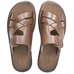 Sandália Masculina Levanzzo Madri Marrom/Troya 