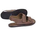 Sandália Masculina Levanzzo Viena Marrom 