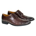 Sapato Social S/B Levanzzo Texanado Mahogany