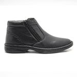 Bota Social Masculina Couro Legitimo Preto Roma