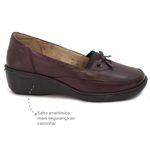 Sapato Feminino Confortável com Elástico Jaboticaba Levecomfort 