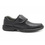 Sapato social Leve Couro Preto Ultra Conforto Leveterapia