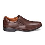 Sapato social Leve Couro Dark Brown Leveterapia