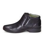 Bota social masculina Leve Couro Preto Leveterapia