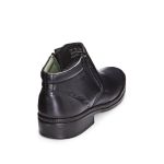 Bota social masculina Leve Couro Preto Leveterapia