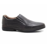 Sapato Social Tradicional Masculino Conforto Couro Dark Brown Leveterapia