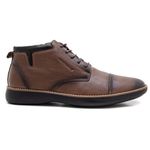 Bota Casual Couro Carneiro Caramelo Leveterapia - 47505