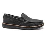 Sapato Casual Preto Couro Carneito Leveterapia