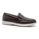 Sapato Casual Couro Legitimo Dark Brown Leveterapia 