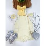 Macaquinho Happy Day - Amarelo