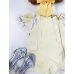 Macaquinho Happy Day - Amarelo