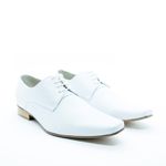 Sapato Social Amarrado Branco Masculino Lhombre - VENEZA