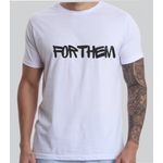 Camiseta Branca Forthem Wolf The Logo