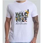 Camiseta Branca Forthem Wolf Free