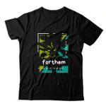 Camiseta Preta Forthem Wolf Coqs
