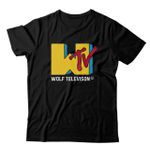 Camiseta Preta Forthem Wolf Television