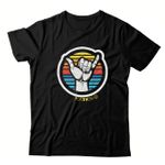 Camiseta Preta Forthem Wolf Mode Surf