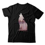 Camiseta Preta Forthem Wolf Florest