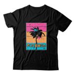 Camiseta Preta Forthem Wolf Surfing