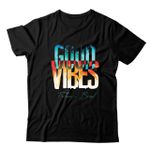 Camiseta Preta Forthem Wolf Good Vibes