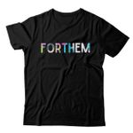 Camiseta Preta Forthem Wolf Frthm Color