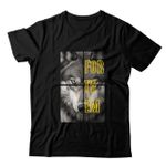 Camiseta Preta Forthem Wolf Quad Face