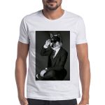 Camiseta Lobo Óculos Branco