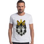 T-shirt Camiseta Lobo Coroa