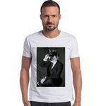 Camiseta Lobo Óculos Branco