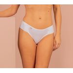 Kit 5 Calcinhas Fio Duplo Algodão 0009 - Branco