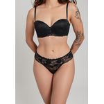 CONJUNTO TOMARA QUE CAIA RENDADO 1068 - PRETO
