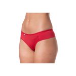 Calcinha Microfibra Lateral Tecido Duplo 0989 - VERMELHO