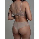 Conjunto Rendado com Bojo 1035 - CHOCOLATE