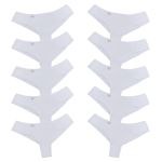 Kit 10 Calcinha Fio Duplo Microfibra 0987 - BRANCO
