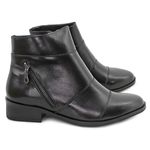 BOTA RASTEIRA FEMININA EM COURO COR PRETA cod. 300942