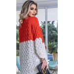 CARDIGAN AURORA LARANJA