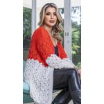 CARDIGAN AURORA LARANJA