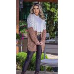 CARDIGAN AURORA MARROM
